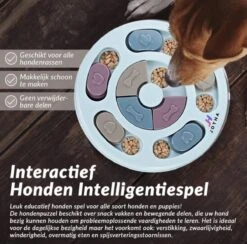 Joyha Honden Puzzel Met Gratis Hondenkam | Speelgoed | Speeltjes | Slow Feeder | Intelligentie | Denkspelletje | Puppyspeelgoed | Anti Schrokbak | Interactieve | Langzame Voerbak | Dog Puzzle | Hondenpuzzel -Hondenbenodigdheden 1200x1186 16