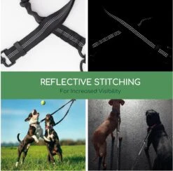 Nobleza Splitter Hondenriem - Dubbel Aanlijnriem Voor Honden - Splitter Verstelbaar - Zwart -Hondenbenodigdheden 1200x1187 4