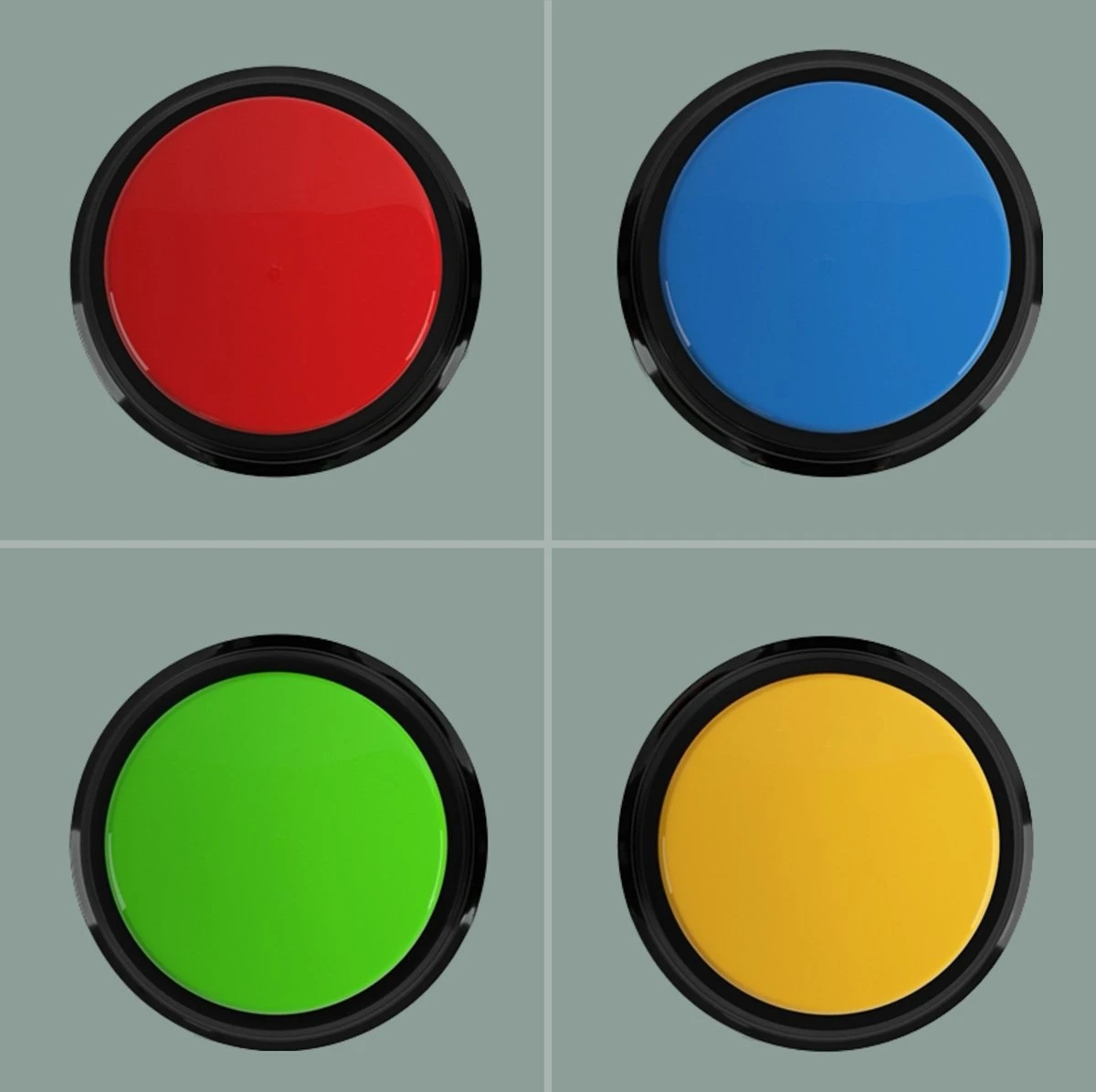 Comfort Company Praatknop Hond | Dogbuttons – Honden Speelgoed | Honden Speelgoed Intelligentie | 4 Stuks | Agility Voor De Hond | 30 Seconden Opnamen | Honden Training 3 Comfort Company Praatknop Hond | Dogbuttons – Honden Speelgoed | Honden Speelgoed Intelligentie | 4 Stuks | Agility Voor De Hond | 30 Seconden Opnamen | Honden Training - Afbeelding 3