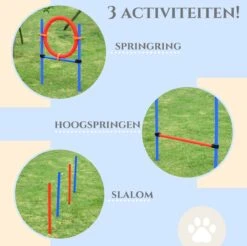 Merkloos Honden Agility Set - 23-delig - Agility Voor De Hond - Agility - Honden Parcours - Honden Training - Rood/Blauw -Hondenbenodigdheden 1200x1196 21