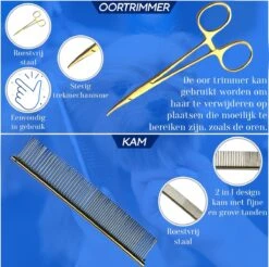 Scharenset Hond - 8-Delige Scharenset - Hondenschaar - Trimset - Trimschaar Voor Honden - Huisdier Knipset - Effileerschaar Hond - Goud -Hondenbenodigdheden 1200x1196 3