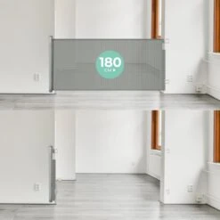 Château Animaux® - Tot 180cm Breed Traphekje Oprolbaar Hond - Stijlvolle Oplossing - Dieren Hek - Honden Hek 12 Château Animaux® - Tot 180cm Breed Traphekje Oprolbaar Hond - Stijlvolle Oplossing - Dieren Hek - Honden Hek -Hondenbenodigdheden 1200x1200 1002