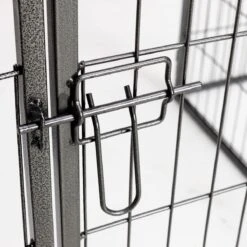 Merkloos Premium Puppyren - 80 Cm Hoog - 640 Cm Omtrek - Hondenren - Hondenhok - Grijs Hamerslag -Hondenbenodigdheden 1200x1200 1028