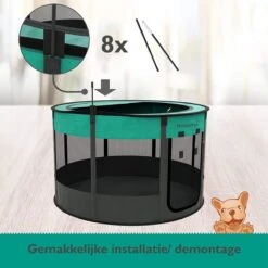 Meisterpets Opvouwbare Puppyren Rond - Extra Stevig - (Ø X H) 75 X 43 Cm - Incl. Gratis Drinkbak! 10 Meisterpets Opvouwbare Puppyren Rond - Extra Stevig - (Ø X H) 75 X 43 Cm - Incl. Gratis Drinkbak! -Hondenbenodigdheden 1200x1200 1043
