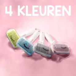 Lubadoo® - Kattenborstel - Hondenborstel - Kattenkam - Kattenhaar - Hondenhaar - Huisdierhaar Verwijderaar - Haarverwijderaar Voor Huisdieren - Langharig - Kortharig - Roze -Hondenbenodigdheden 1200x1200 107