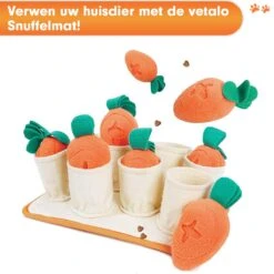 Premium Snuffelmat Voor Hond En Kat - Intelligentie Speelgoed - Snuffel Mat Puppy - IQ Hondenspeeltjes - Educatieve Training Huisdier - Snuffeltrainer Hondenpuzzel - Educatief Speelgoed - Vetalo -Hondenbenodigdheden 1200x1200 1124