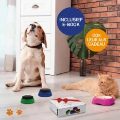 Vulpes Pets® PRO Praatknop Voor Honden - Dogbuttons - Laat Uw Huisdier Spreken - Hondenspeelgoed - Honden Training - Incl. E-Book & Trainingsstickers -Hondenbenodigdheden 1200x1200 1152