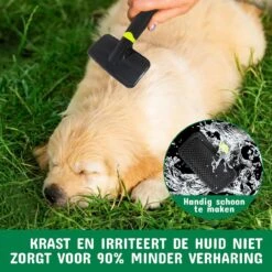 Mister Mill Slickerborstel Kat Hond - Hondenborstel Langharig Kortharig - Haarverwijderaar Voor Huisdieren - Kattenhaar Verwijderaar -Hondenbenodigdheden 1200x1200 116
