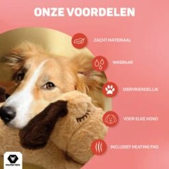 Vulpes Pets® Knuffel Hond Met Hartslag – Puppyknuffel - Hondenknuffel Voor Puppy - Snuggle Puppy - Knuffel Met Hartslag En Gratis Warmte Pad Speciaal Voor Puppy's -Hondenbenodigdheden 1200x1200 1235