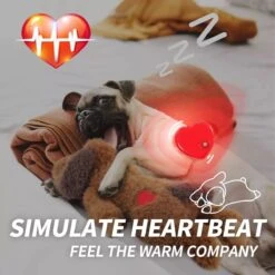 Merkloos Hondenknuffel - Puppyknuffel Met Hartslag - Knuffel Met Hartslag - Antistress Hond - Hondenspeelgoed -Hondenbenodigdheden 1200x1200 1249