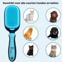 Petsify - Dierenborstel - Professionele 5 In 1 Hondenborstel - Voor Hond En Kat - Tweezijdig - Hondenkam - Kattenborstel - Kattenkam -Hondenbenodigdheden 1200x1200 144