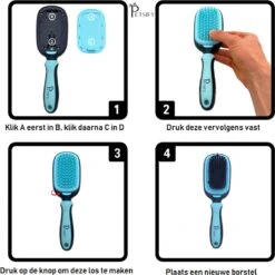 Petsify - Dierenborstel - Professionele 5 In 1 Hondenborstel - Voor Hond En Kat - Tweezijdig - Hondenkam - Kattenborstel - Kattenkam -Hondenbenodigdheden 1200x1200 145