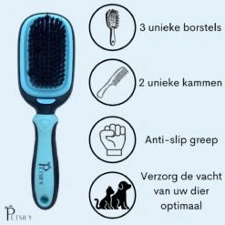 Petsify - Dierenborstel - Professionele 5 In 1 Hondenborstel - Voor Hond En Kat - Tweezijdig - Hondenkam - Kattenborstel - Kattenkam -Hondenbenodigdheden 1200x1200 146