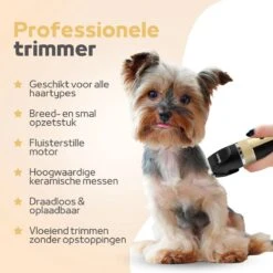 Woodoro Professionele 2-in-1 Hondentondeuse Voor Dikke Vacht – Draadloze Honden Tondeuse & Hondentrimmer – Stille Tondeuse Katten & Honden Trimset -Hondenbenodigdheden 1200x1200 212
