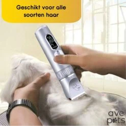 AVE Pets® Volledige Hondentondeuse Set Met Display - Draadloos Tondeuse - Scheerapparaat Voor Je Hond Of Kat - Huisdier Trimmer - Dierentondeuse - Dieren Verzorging -Hondenbenodigdheden 1200x1200 270