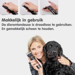 Tjilla Professionele Dieren/honden Tondeuse Set Extra Krachtig - Honden Trimmer - Lang Of Kortharige Huisdieren Katten & Honden - Draadloos - Weinig Geluid -Hondenbenodigdheden 1200x1200 279