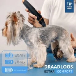 YE™ Professionele Dieren/honden Tondeuse Set Extra Krachtig - Honden Trimmer - Lang Of Kortharige Huisdieren Katten & Honden - Draadloos - Weinig Geluid -Hondenbenodigdheden 1200x1200 287
