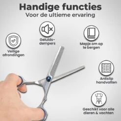 VoordeelShop 7-Delige Huisdier Knipset Met Etui - Trimmen Hond - Honden Schaar - Effileerschaar Hond - Huisdier Trimmer - Huisdier Knippen - Knipschaar Haar - Haar Schaar - Kapper - Kapperset - Scharenset -Hondenbenodigdheden 1200x1200 323