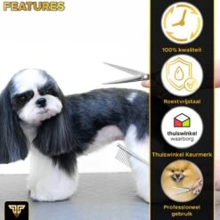 Toivo Schaar Voor Dieren - Zilver - Effileerscharen - Honden Scharenset - Dierenschaar - Set 5 Stuks - Trimscharen - Trimset - Uitdunschaar Hond - Schaar Honden -Hondenbenodigdheden 1200x1200 330