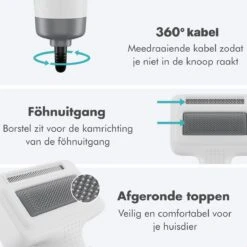 BURCH PetCare Ace - Waterblazer Voor Honden - Handzame Hondenföhn - RVS Borstel - 500W -Hondenbenodigdheden 1200x1200 372