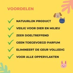 Urine Odour & Stain Remover - Urinegeur Verwijderen - Urine Vlekken Verwijderen - Natuurlijk En Veilig - Geurverwijderaar - Vlekkenverwijderaar - Weg Met Nare Geurtjes - Hond - Kat - 1 Liter -Hondenbenodigdheden 1200x1200 501