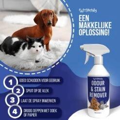 Petsly Odour & Stain Remover - Geurverwijderaars - Urine Vlekken Verwijderen Urinegeur Verwijderen Met Plantaardige Enzymen - 1L -Hondenbenodigdheden 1200x1200 504