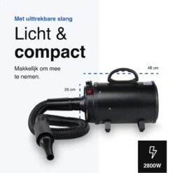 Vivid Green Waterblazer Met 3 Opzetstukken - Hondenfohn - Voor Honden - Met Geluiddemper - 2800W -Hondenbenodigdheden 1200x1200 51