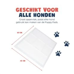 JC Pets Premium Puppy Training Pads - Hondentoilet - Zindelijkheidstraining Hond - 50 Stuks - 60 X 45 Cm -Hondenbenodigdheden 1200x1200 533