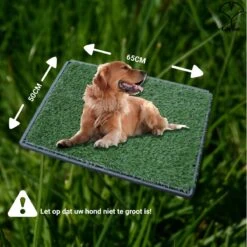 Merkloos Gtrise Hondentoilet Met 2 Matten - Out/Indoor - Zindelijkheidstraining Ebook - Dieren Wc -Hondenbenodigdheden 1200x1200 562