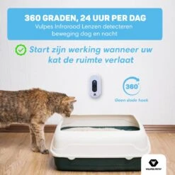 Vulpes Pets® Kattenbak Geurverdrijver PRO - Ozon En Negatieve Ionen Functie - Infraroodsensor - Oplaadbaar - Geurverwijderaar - Air Eliminator - Wit -Hondenbenodigdheden 1200x1200 583