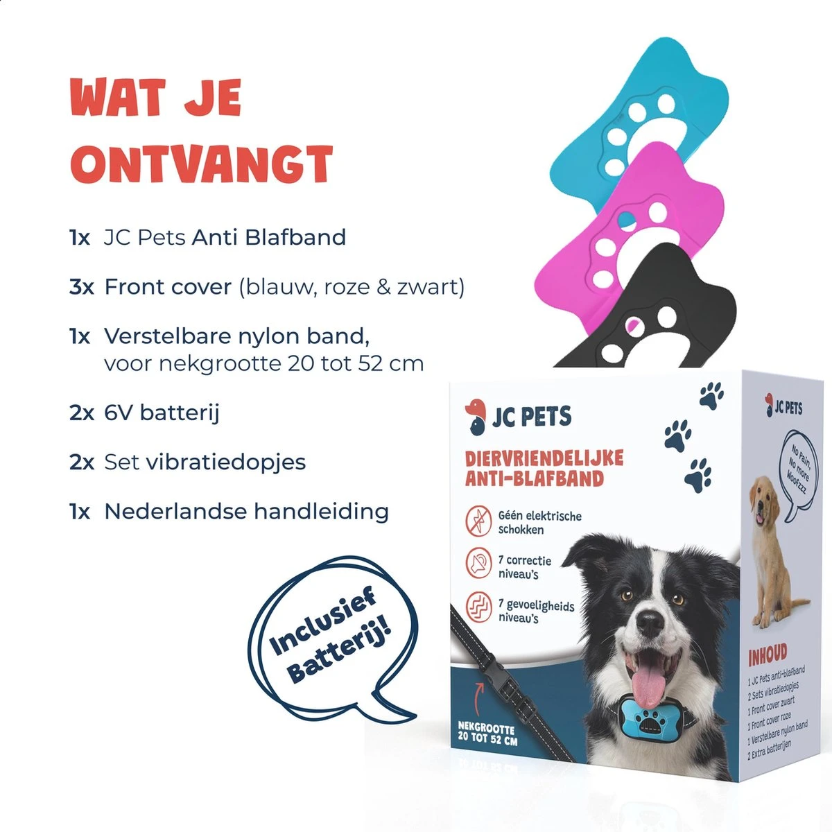 Anti Blafband - Blafband Voor Honden - Anti Blaf Apparaat - Blafband - Diervriendelijk & Zonder Schok 3 Anti Blafband - Blafband Voor Honden - Anti Blaf Apparaat - Blafband - Diervriendelijk & Zonder Schok - Afbeelding 3