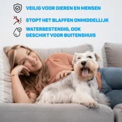 Vulpes Pets® Anti Blaf Apparaat Pro - Anti Blafband Voor Alle Honden - Luxe Hondentrainer - Diervriendelijk & Zonder Schok - Inclusief 9V Batterij - Waterbestendig - Ophangbaar - Instelbare Ultrasone Niveauregeling - 4 Standen -Hondenbenodigdheden 1200x1200 662