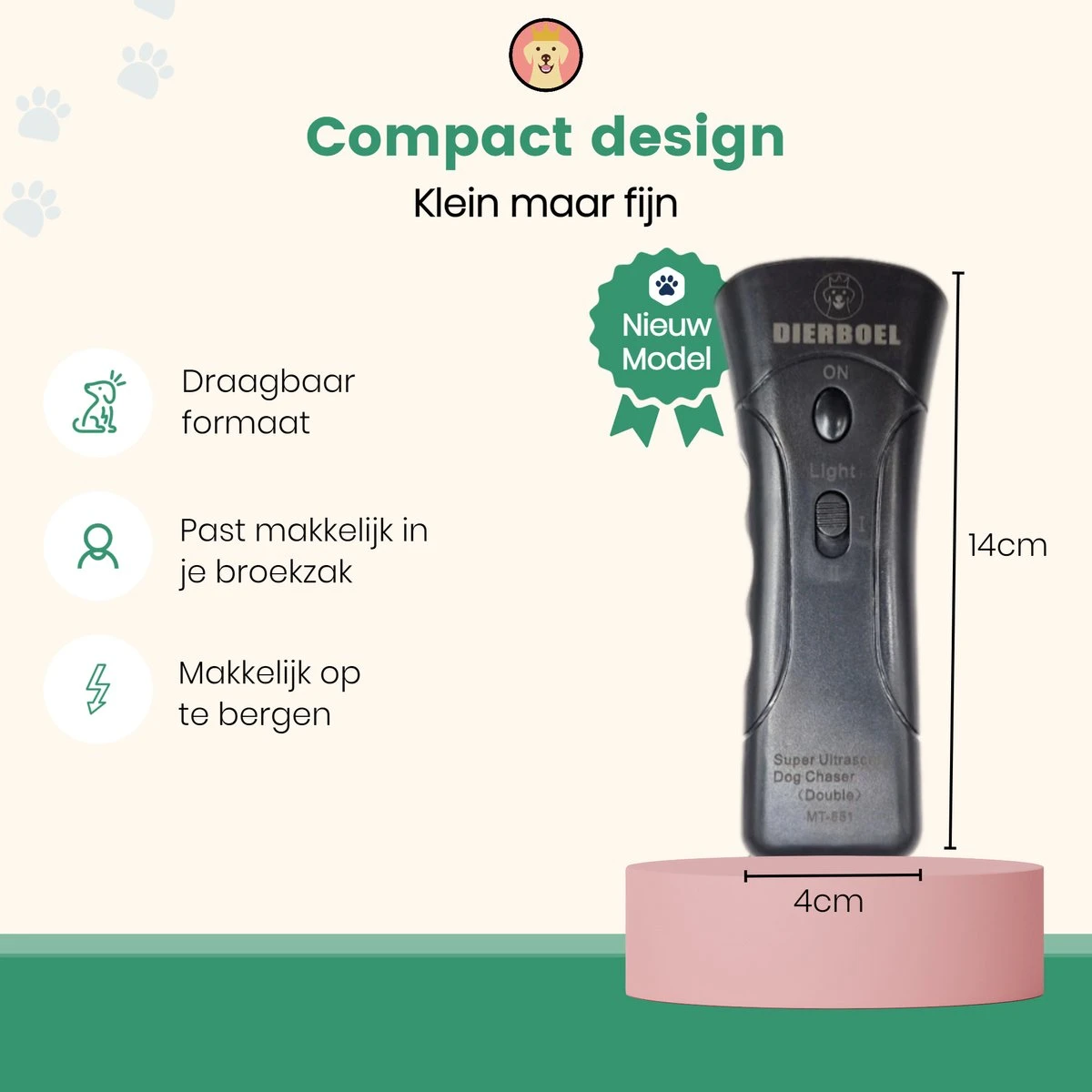 Dierboel Professionele Anti Blaf Apparaat 2022 - Diervriendelijke Ultrasoon Anti Blaf Apparaat - Voor Het Trainen Van Kleine & Grote Honden - Zonder Schok 2 Dierboel Professionele Anti Blaf Apparaat 2022 - Diervriendelijke Ultrasoon Anti Blaf Apparaat - Voor Het Trainen Van Kleine & Grote Honden - Zonder Schok - Afbeelding 2
