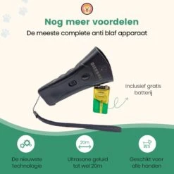 Dierboel Professionele Anti Blaf Apparaat 2022 - Diervriendelijke Ultrasoon Anti Blaf Apparaat - Voor Het Trainen Van Kleine & Grote Honden - Zonder Schok 14 Dierboel Professionele Anti Blaf Apparaat 2022 - Diervriendelijke Ultrasoon Anti Blaf Apparaat - Voor Het Trainen Van Kleine & Grote Honden - Zonder Schok -Hondenbenodigdheden 1200x1200 675