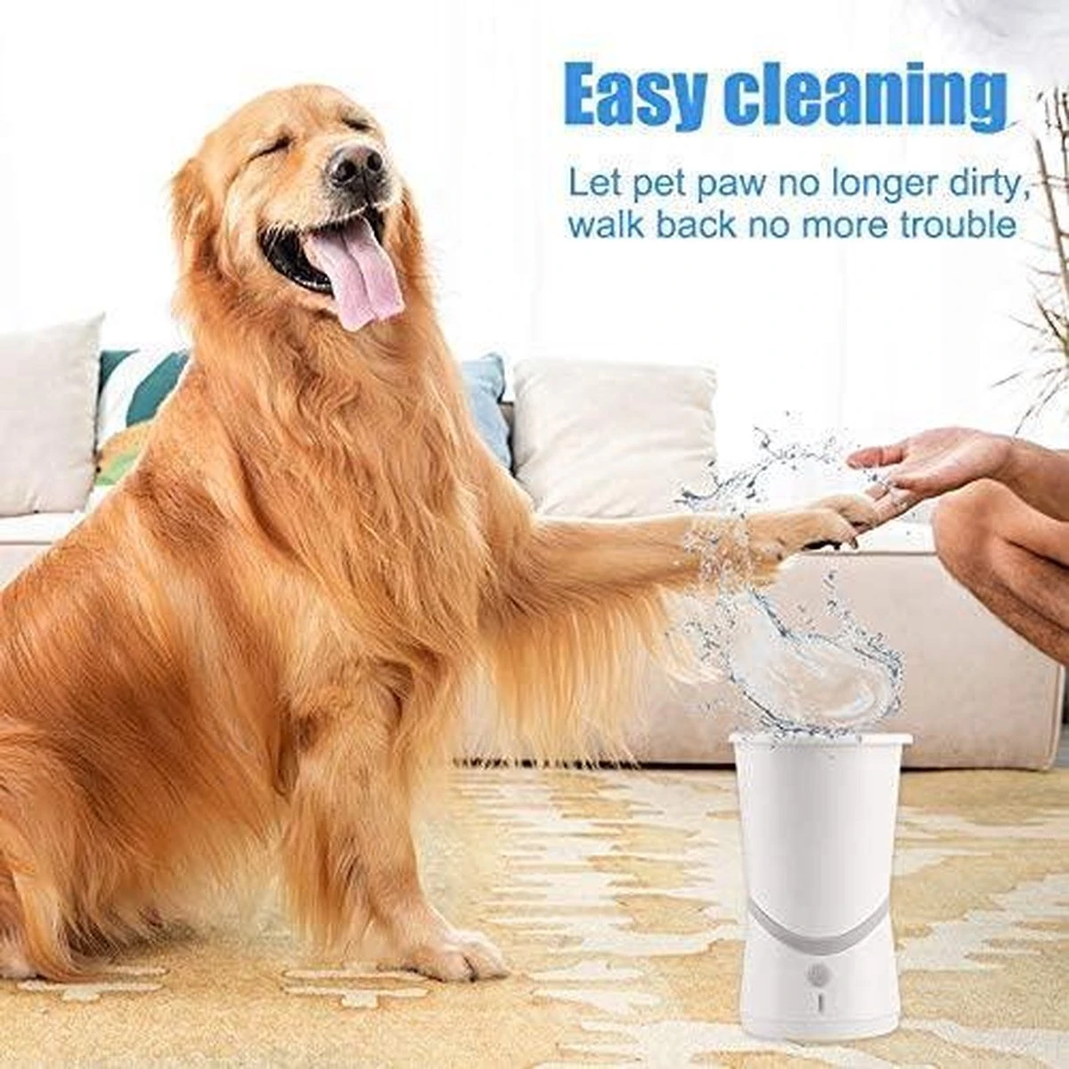 Merkloos Elektrische Hondenpootreiniger Draagbare Pet Voetenreinigingsborstel Zuigerkom Hondenvoetenreiniger Wasmachine Zachte Siliconenborstels Voor Modderige Poten Oplaadbare USB 6 Merkloos Elektrische Hondenpootreiniger Draagbare Pet Voetenreinigingsborstel Zuigerkom Hondenvoetenreiniger Wasmachine Zachte Siliconenborstels Voor Modderige Poten Oplaadbare USB - Afbeelding 6