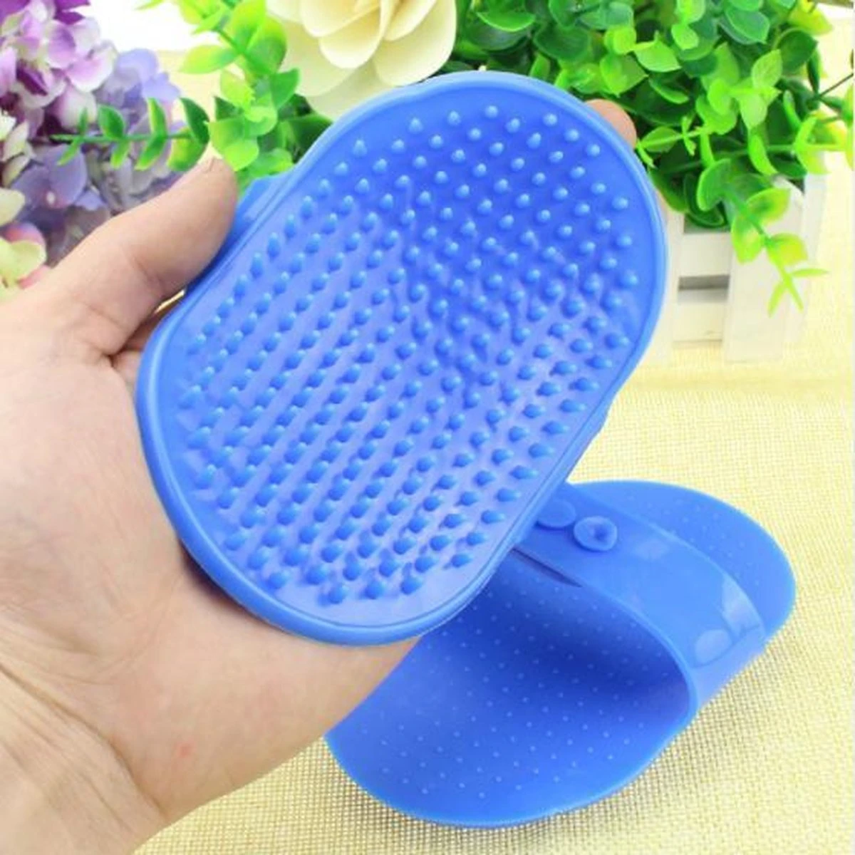 Merkloos Honden En Katten Borstel – Hand Borstel – Haar En Klitten Kam – Dieren Borstel – Blauw 1 Merkloos Honden En Katten Borstel – Hand Borstel – Haar En Klitten Kam – Dieren Borstel – Blauw