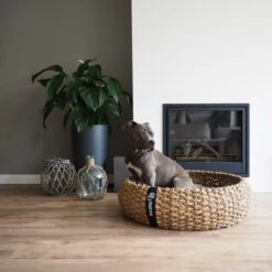 District 70 COCOON - Luxe Hondenmand Van Duurzaam Hoogwaardig Riet Met Zacht Kussen - Maten S/M/L - Large -Hondenbenodigdheden 1200x1200 759