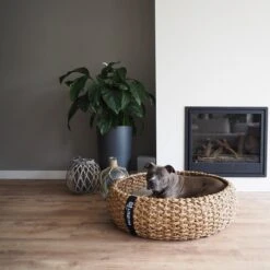 District 70 COCOON - Luxe Hondenmand Van Duurzaam Hoogwaardig Riet Met Zacht Kussen - Maten S/M/L - Large -Hondenbenodigdheden 1200x1200 762