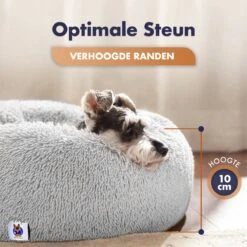 Pet Perfect Donut Hondenmand XXL - 100cm - Fluffy Hondenkussen - Hondenbed - Créme/Bruin 11 Pet Perfect Donut Hondenmand XXL - 100cm - Fluffy Hondenkussen - Hondenbed - Créme/Bruin -Hondenbenodigdheden 1200x1200 803