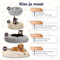 Pet Perfect Donut Hondenmand XXL - 100cm - Fluffy Hondenkussen - Hondenbed - Créme/Bruin 16 Pet Perfect Donut Hondenmand XXL - 100cm - Fluffy Hondenkussen - Hondenbed - Créme/Bruin -Hondenbenodigdheden 1200x1200 808
