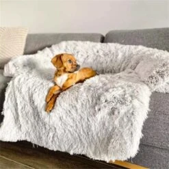 Quzi Hondenkussen Voor Bank - Fluffy Hondendeken - Bankbescherming Hond - 85x85cm - Afneembare Hoes -Hondenbenodigdheden 1200x1200 816