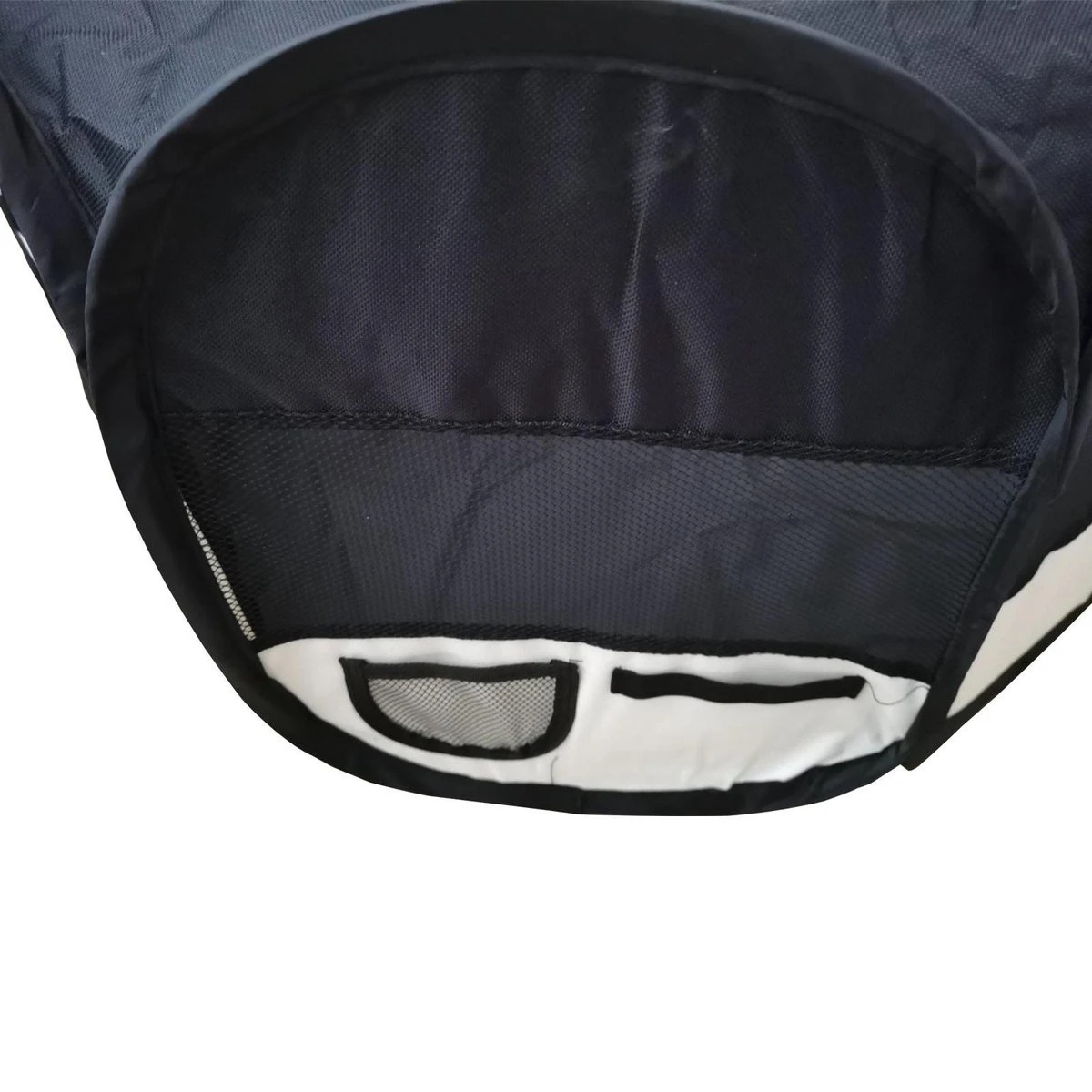Dailyibed Opvouwbare Puppyren - Zwart - 115x115x58 Cm - Incl. Draagtas - Incl. Voederbak 3 Dailyibed Opvouwbare Puppyren - Zwart - 115x115x58 Cm - Incl. Draagtas - Incl. Voederbak - Afbeelding 3