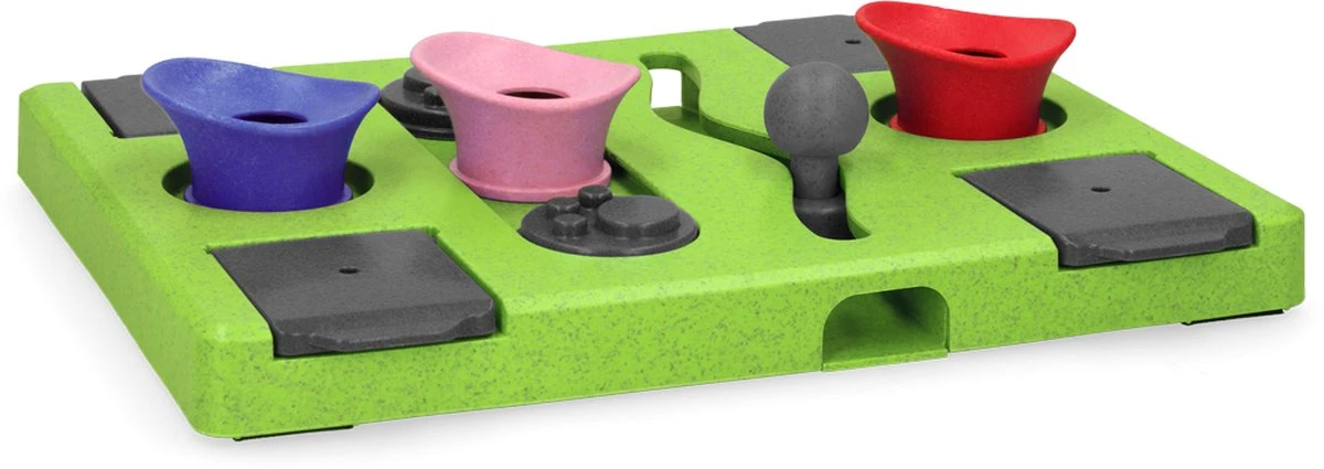 Eat Slow Live Longer Puzzel Rectangle – Intelligentie Speelgoed Voor Honden – Interactief Hondenspeelgoed – Uitdagende Hondenpuzzel – Gerecyclede Materialen – Te Vullen Met Snacks - 25x26x5 Cm - Groen 2 Eat Slow Live Longer Puzzel Rectangle – Intelligentie Speelgoed Voor Honden – Interactief Hondenspeelgoed – Uitdagende Hondenpuzzel – Gerecyclede Materialen – Te Vullen Met Snacks - 25x26x5 Cm - Groen - Afbeelding 2