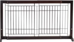 Hondenhek - Traphekje Hond - Traphekje Zonder Boren - Traphekje - BxH 161-97 X 53 Cm - Koffiebruin 11 Hondenhek - Traphekje Hond - Traphekje Zonder Boren - Traphekje - BxH 161-97 X 53 Cm - Koffiebruin -Hondenbenodigdheden 1200x690 4