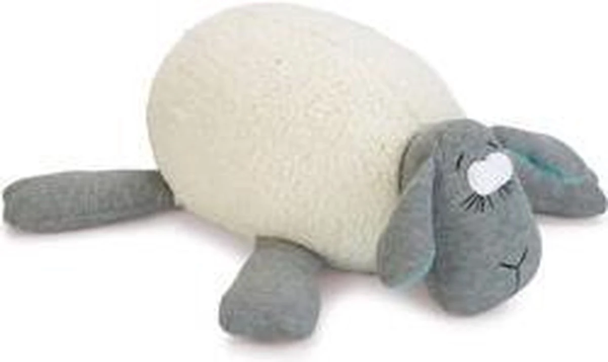 Beeztees Puppy Heartbeat - Hondenknuffel - Wit/Grijs - 35x20x14 Cm 5 Beeztees Puppy Heartbeat - Hondenknuffel - Wit/Grijs - 35x20x14 Cm - Afbeelding 5