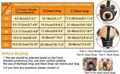 Merkloos Hoog Kwaliteit Muilkorf Met Bedrukt Patroon - Muilkorf Hond - Hondensnuit - Anti Blaf En Bijt - Voor Kleine En Grote Honden Maat M Zwart Reflecterend -Hondenbenodigdheden 1200x746