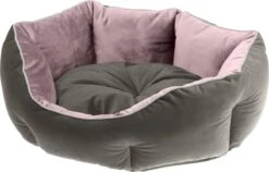 Ferplast Dierenmand Queen 60 X 46 Cm Fluweel Roze -Hondenbenodigdheden 1200x768 2