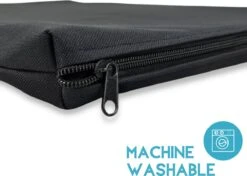 Topmast Waterproof Benchkussen - Nylon - Zwart - 60 X 45 Cm - Benchmat - Benchmatras - Waterafstotend - Hondenkussen -Hondenbenodigdheden 1200x854 5