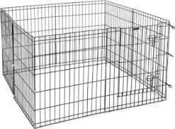 Topmast Puppyren Hond Opvouwbaar XL Zwart Gecoat Metaal. 76 Cm Hoog - 560 Cm Omtrek -Hondenbenodigdheden 1200x890 3