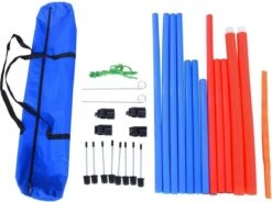 Merkloos Honden Agility Set - 23-delig - Agility Voor De Hond - Agility - Honden Parcours - Honden Training - Rood/Blauw -Hondenbenodigdheden 1200x895 2